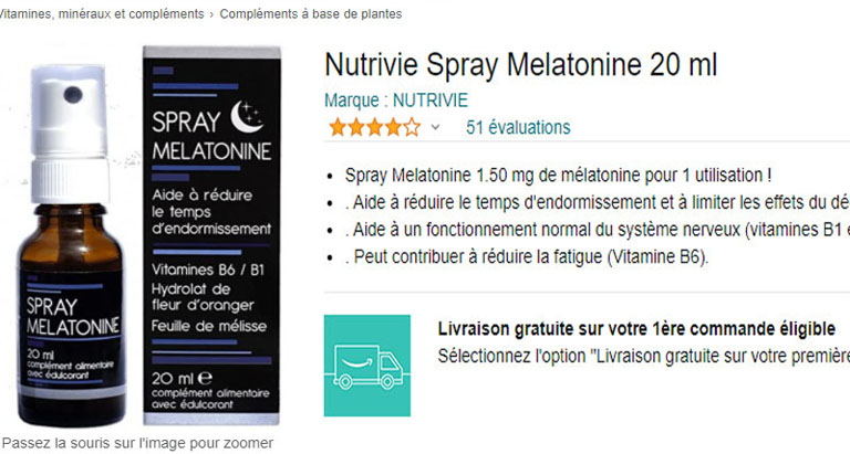 Thuốc Mê Dạng Xịt Spray Melatonine